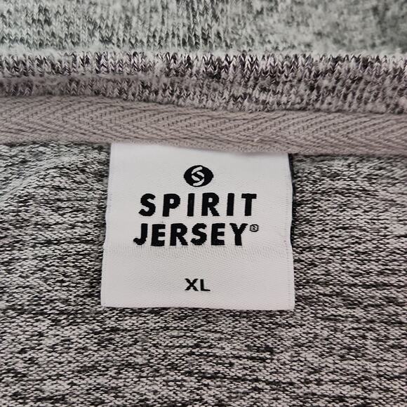 Spirit Jersey Women's Gray Heathered Long Sleeve Sweater Size XL Baltimore - Picture 5 of 7